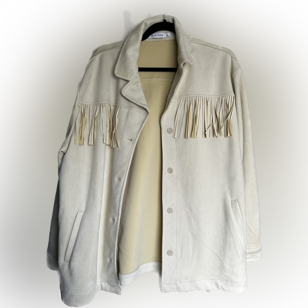Suede Fringe Jacket